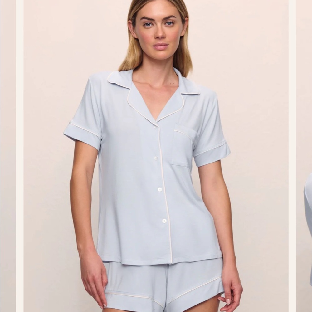 Eberjey Soft Blue Pajama Set